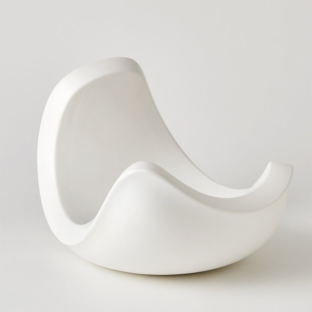 Bol bouclé blanc