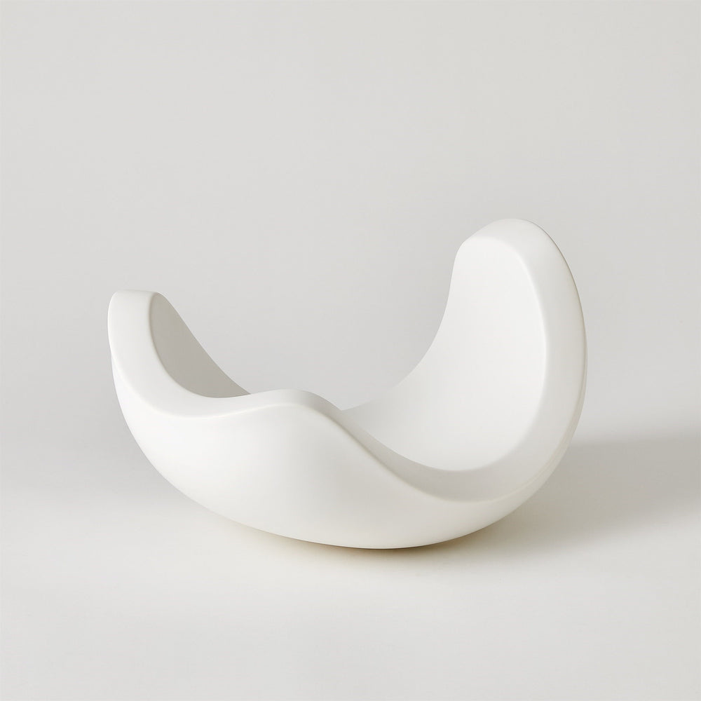 Bol bouclé blanc