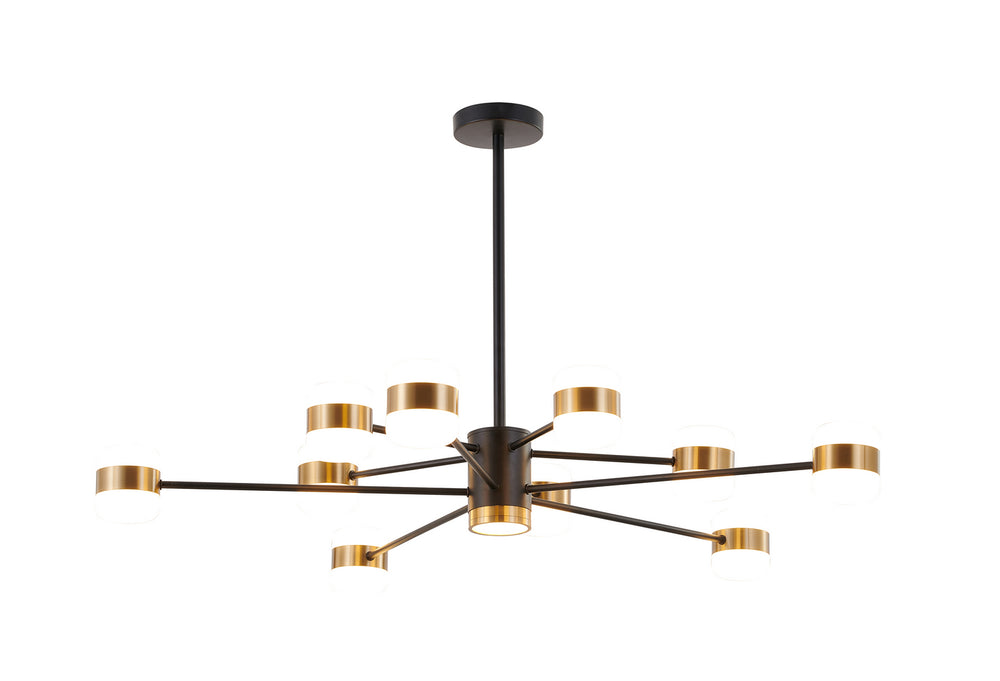 Bethel International Canada - LED Chandelier - Black & Gold- Union Lighting Luminaires Decor