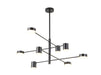 Bethel International Canada - LED Chandelier - Black- Union Lighting Luminaires Decor
