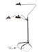 Bethel International Canada - Three Light Floor Lamp - Black- Union Lighting Luminaires Decor