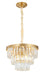 Bethel International Canada - Six Light Chandelier - Gold- Union Lighting Luminaires Decor