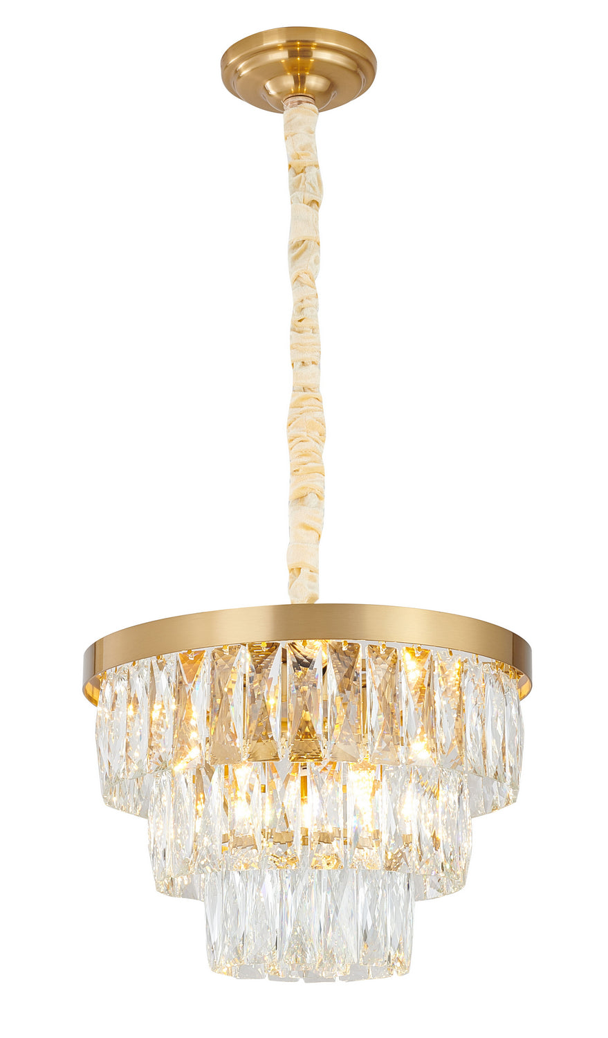 Bethel International Canada - Six Light Chandelier - Gold- Union Lighting Luminaires Decor