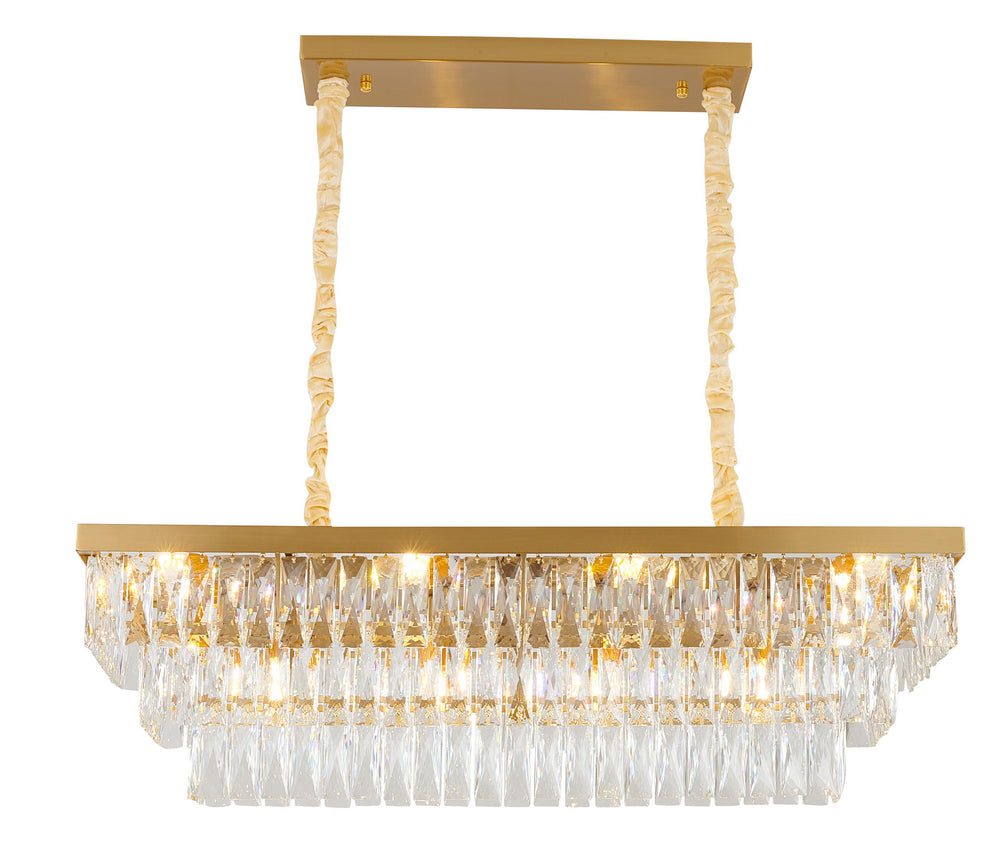 Bethel International Canada - 12 Light Chandelier - Gold- Union Lighting Luminaires Decor