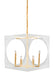 Bethel International Canada - Eight Light Chandelier - Gold- Union Lighting Luminaires Decor