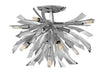 Fredrick Ramond Canada - LED Semi-Flush Mount - Vida - Glacial- Union Lighting Luminaires Decor