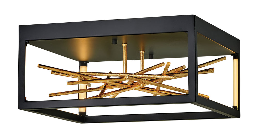 Fredrick Ramond Canada - LED Flush Mount - Styx - Black- Union Lighting Luminaires Decor