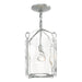 Hubbardton Forge - One Light Semi-Flush Mount - Bow - Vintage Platinum- Union Lighting Luminaires Decor