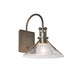 Hubbardton Forge - One Light Outdoor Wall Sconce - Henry - Coastal Dark Smoke- Union Lighting Luminaires Decor