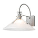 Hubbardton Forge - One Light Outdoor Wall Sconce - Henry - Coastal Burnished Steel- Union Lighting Luminaires Decor