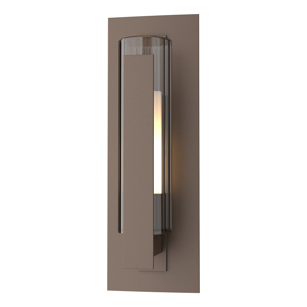Hubbardton Forge - One Light Outdoor Wall Sconce - Vertical Bar - Coastal Bronze- Union Lighting Luminaires Decor