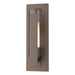 Hubbardton Forge - One Light Outdoor Wall Sconce - Vertical Bar - Coastal Bronze- Union Lighting Luminaires Decor