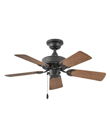 "Hinkley Canada - 36"Ceiling Fan - Cabana - Matte Black- Union Lighting Luminaires Decor"