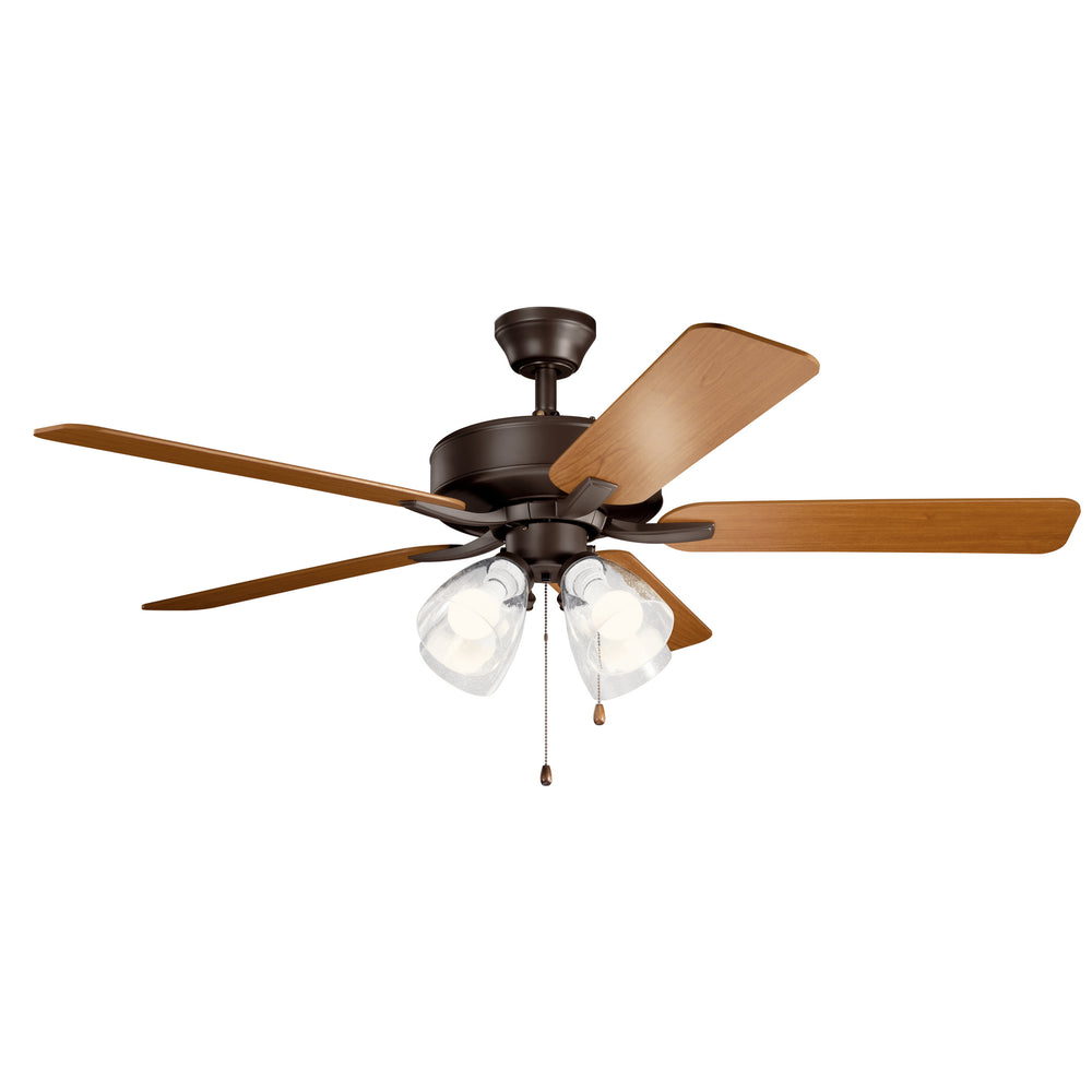 Kichler Canada - 52"Ceiling Fan - Basics Pro Premier - Satin Natural Bronze- Union Lighting Luminaires Decor