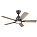 Kichler Canada - 44"Ceiling Fan - Arvada - Anvil Iron- Union Lighting Luminaires Decor