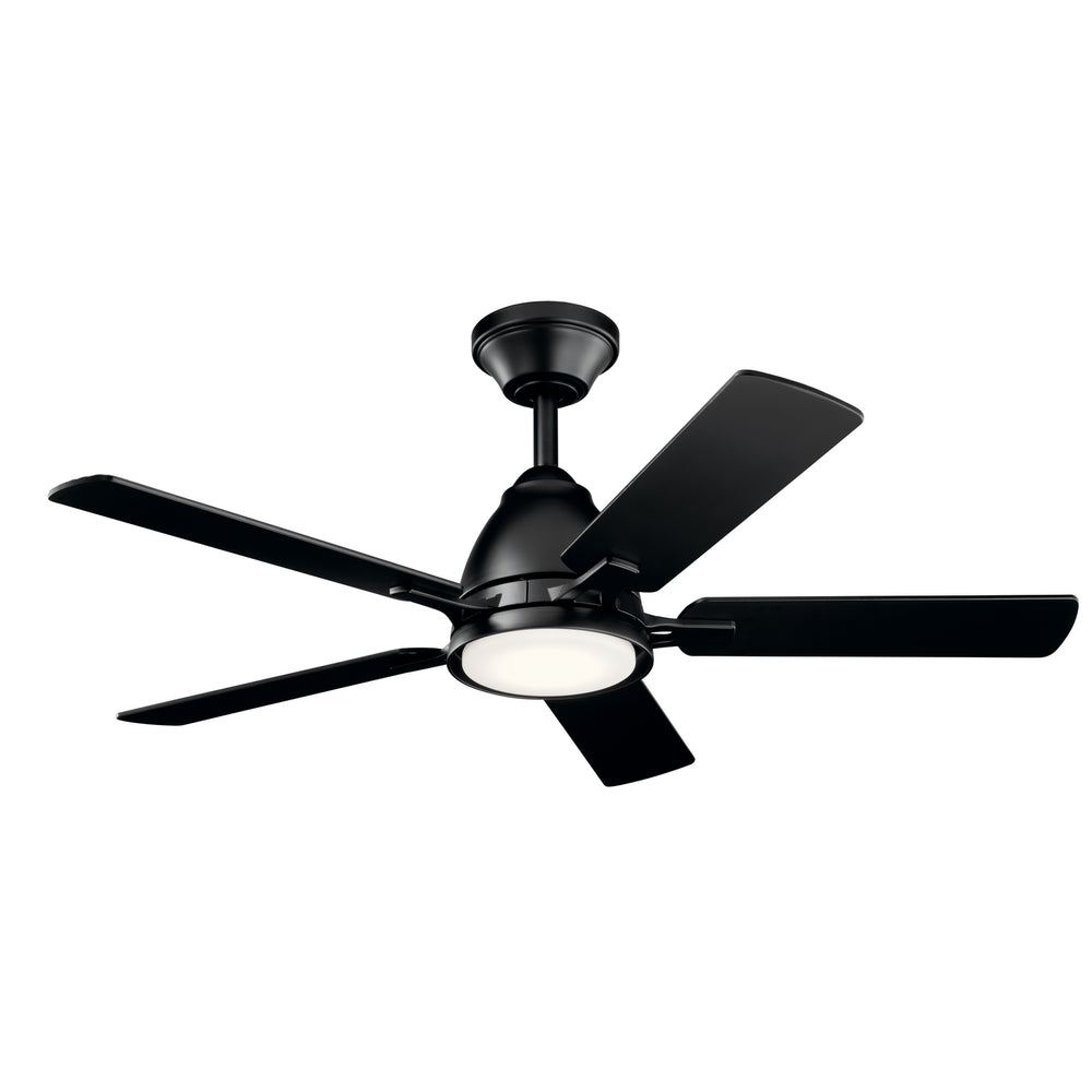 Kichler Canada - 44"Ceiling Fan - Arvada - Satin Black- Union Lighting Luminaires Decor