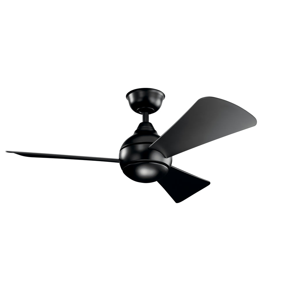 Kichler Canada - 44"Ceiling Fan - Sola - Satin Black- Union Lighting Luminaires Decor