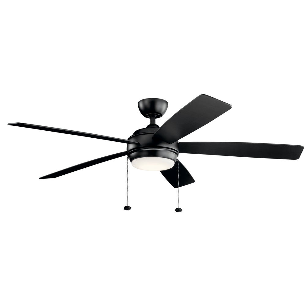 Kichler Canada - 60"Ceiling Fan - Starkk - Satin Black- Union Lighting Luminaires Decor