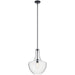 Kichler Canada - One Light Pendant - Everly - Black- Union Lighting Luminaires Decor