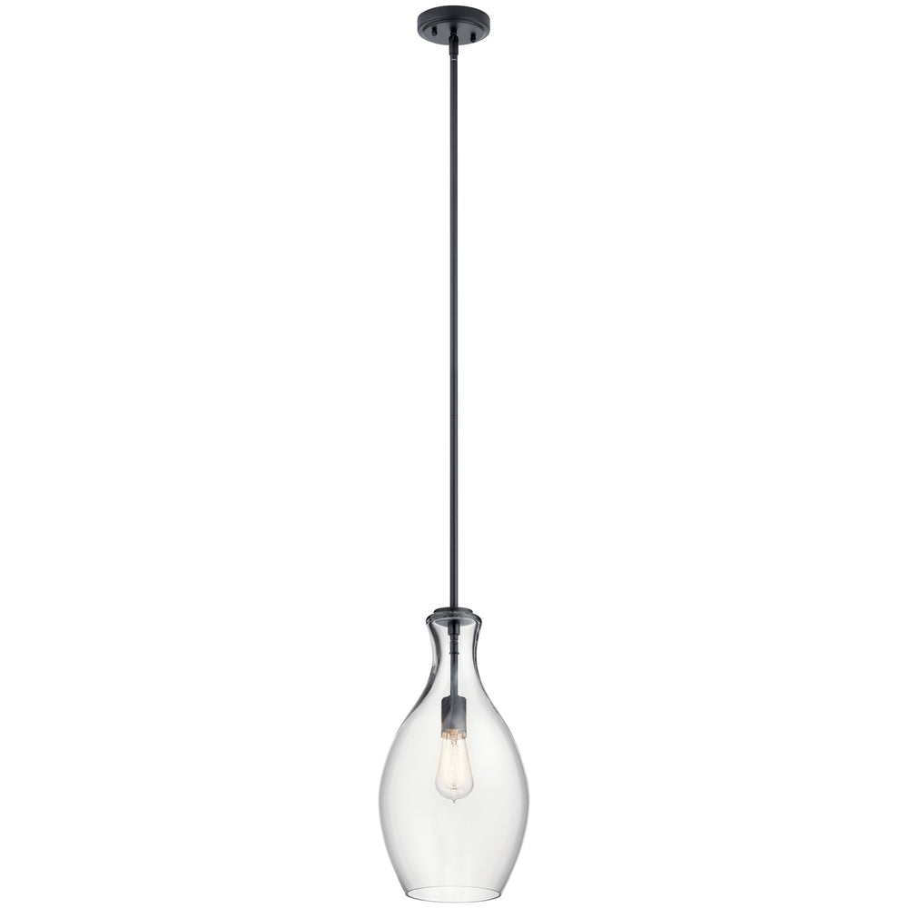 Kichler Canada - One Light Pendant - Everly - Black- Union Lighting Luminaires Decor