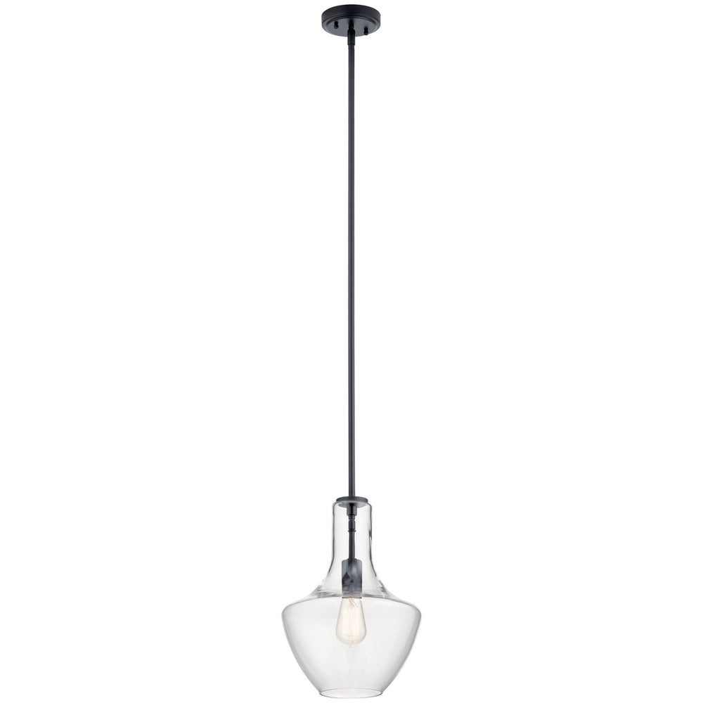 Kichler Canada - One Light Pendant - Everly - Black- Union Lighting Luminaires Decor