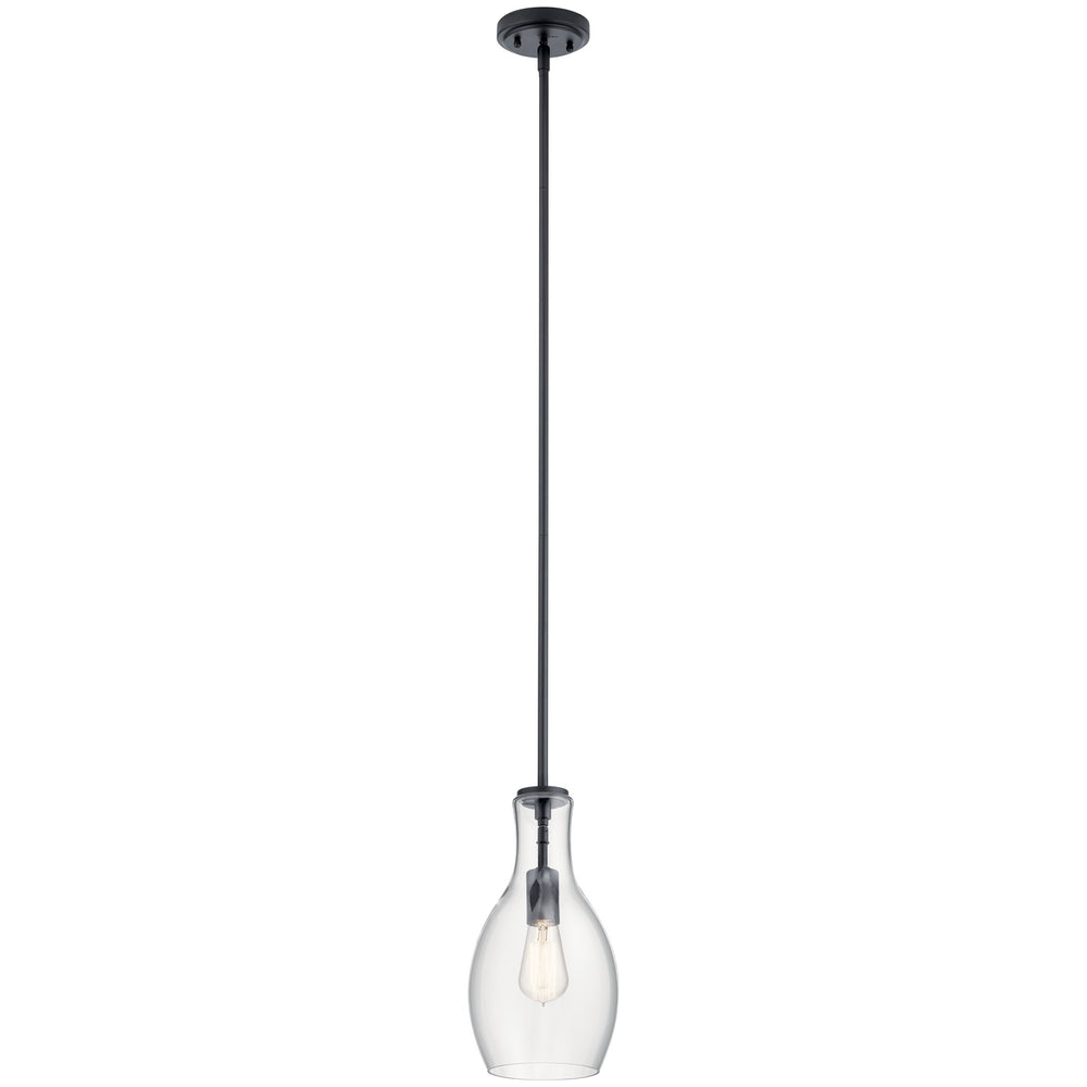 Kichler Canada - One Light Pendant - Everly - Black- Union Lighting Luminaires Decor