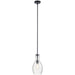 Kichler Canada - One Light Pendant - Everly - Black- Union Lighting Luminaires Decor