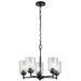 Kichler Canada - Five Light Chandelier - Winslow - Black- Union Lighting Luminaires Decor