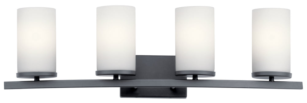 Kichler Canada - Four Light Bath - Crosby - Black- Union Lighting Luminaires Decor