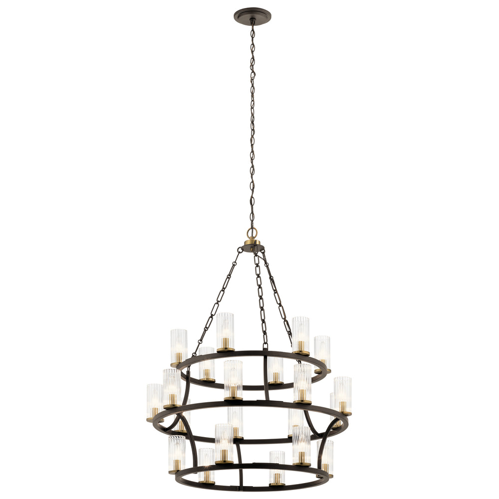 Kichler Canada - 21 Light Chandelier - Mathias - Olde Bronze- Union Lighting Luminaires Decor