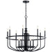 Kichler Canada - 12 Light Chandelier - Capitol Hill - Black- Union Lighting Luminaires Decor