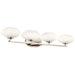 Kichler Canada - Four Light Bath - Pim - Polished Nickel- Union Lighting Luminaires Decor