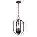Maxim - Three Light Chandelier - Provident - Oil Rubbed Bronze- Union Lighting Luminaires Decor