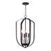 Maxim - Four Light Chandelier - Provident - Oil Rubbed Bronze- Union Lighting Luminaires Decor