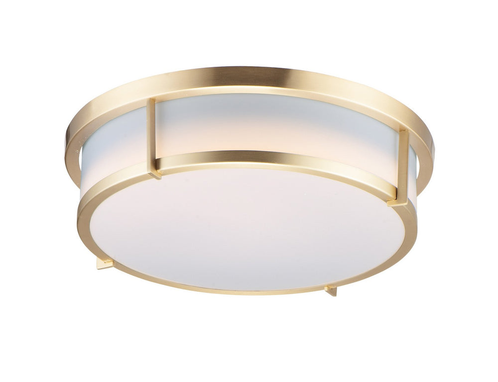 Maxim - LED Flush Mount - Rogue LED - Satin Brass- Union Lighting Luminaires Decor