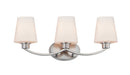Maxim - Three Light Bath Vanity - Shelter - Satin Nickel- Union Lighting Luminaires Decor