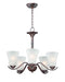 Maxim - Five Light Chandelier - Vital - Oil Rubbed Bronze- Union Lighting Luminaires Decor