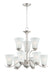 Maxim - Nine Light Chandelier - Vital - Satin Nickel- Union Lighting Luminaires Decor