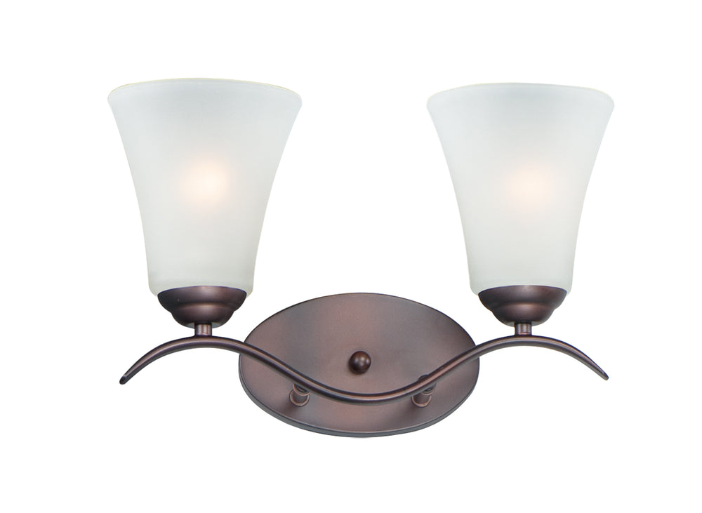 Maxim - Two Light Bath Vanity - Vital - Oil Rubbed Bronze- Union Lighting Luminaires Decor