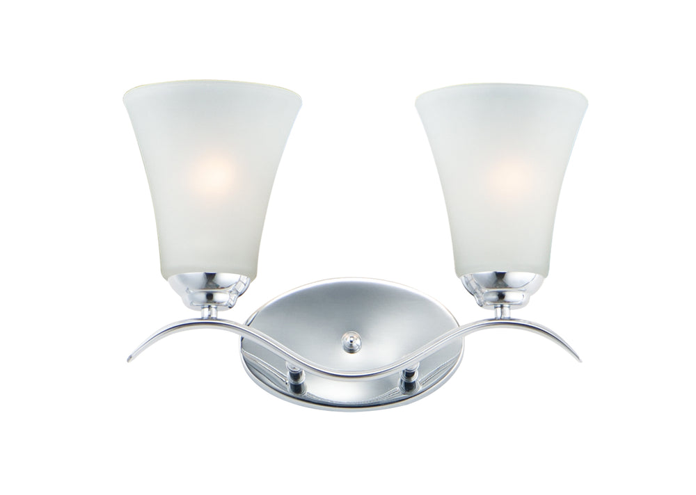 Maxim - Two Light Bath Vanity - Vital - Polished Chrome- Union Lighting Luminaires Decor