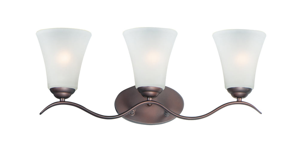 Maxim - Three Light Bath Vanity - Vital - Oil Rubbed Bronze- Union Lighting Luminaires Decor