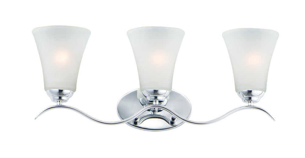 Maxim - Three Light Bath Vanity - Vital - Polished Chrome- Union Lighting Luminaires Decor