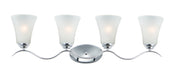 Maxim - Four Light Bath Vanity - Vital - Polished Chrome- Union Lighting Luminaires Decor