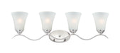 Maxim - Four Light Bath Vanity - Vital - Satin Nickel- Union Lighting Luminaires Decor