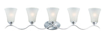 Maxim - Five Light Bath Vanity - Vital - Polished Chrome- Union Lighting Luminaires Decor