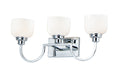 Maxim - Three Light Bath Vanity - Swale - Polished Chrome- Union Lighting Luminaires Decor