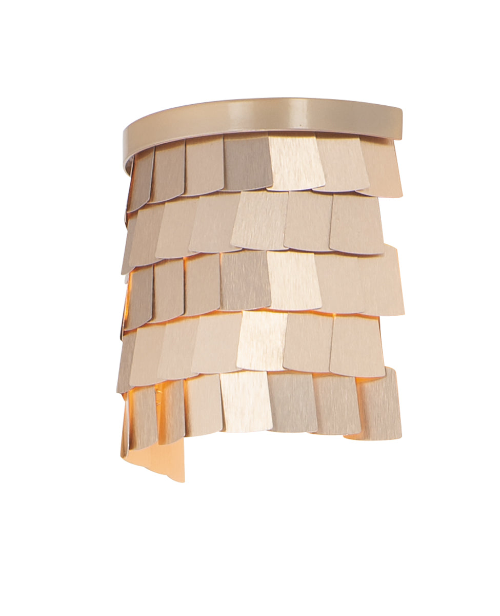 Maxim - Two Light Wall Sconce - Glamour - Champagne / Gold- Union Lighting Luminaires Decor
