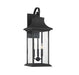 Savoy House Canada - Three Light Outdoor Wall Sconce - Hancock - Matte Black- Union Lighting Luminaires Decor