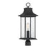 Savoy House Canada - One Light Post Lantern - Hancock - Matte Black- Union Lighting Luminaires Decor