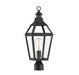 Savoy House Canada - One Light Post Lantern - Jackson - Black with Gold Highlights- Union Lighting Luminaires Decor